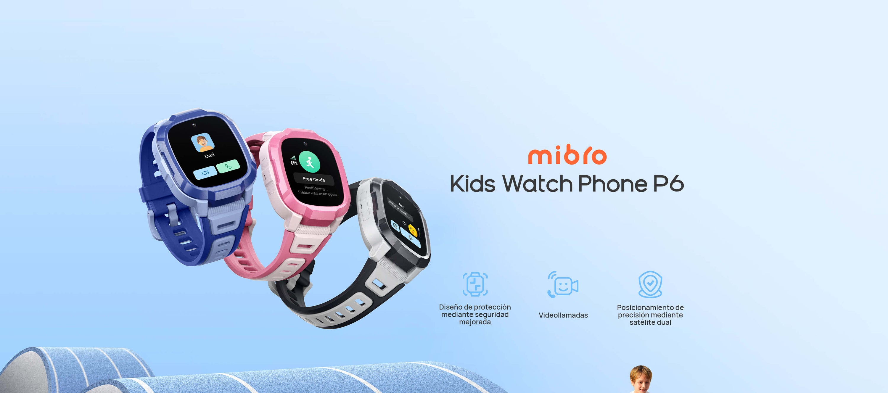Mibro Kids Watch Phone P6
Posicionamiento de precisión mediante satélite dual | Videollamadas | Diseño de protección mediante seguridad mejorada